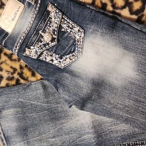 Little girls jeans. Rinestones
